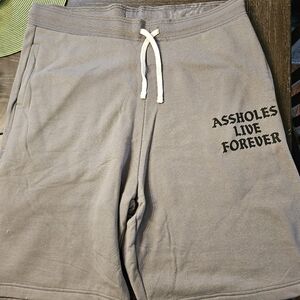 NWOT Assholes Live Forever Shorts XXXL